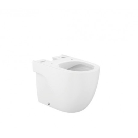 Taza compacta con salida dual para inodoro de tanque bajo Rimless MERIDIAN - ROCA	