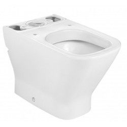 Taza de inodoro compacto adosado con salida dual THE GAP - ROCA