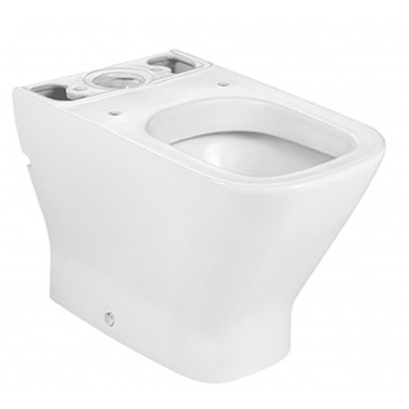 Taza de inodoro compacto adosado con salida dual THE GAP - ROCA