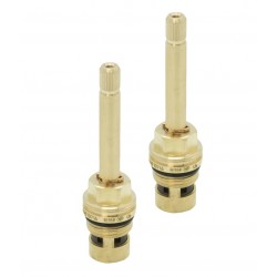 Montura cerámica para grifería de manetas giratoria y llaves de paso (2un) LOFT - ROCA