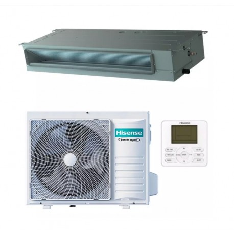 Aire acondicionado conducto ADT35UX4RSBL8 + AUW35U4RS8 - HISENSE 