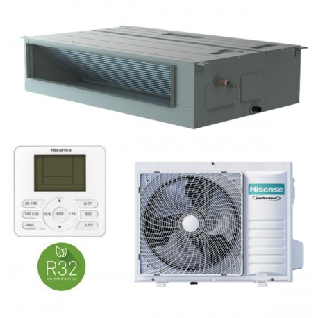 Aire acondicionado conducto AUD90UX4RFDH5 + AUW90U4RF4 - HISENSE