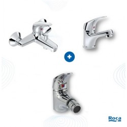 Pack de grifería de baño ZOOM AGATE - ROCA