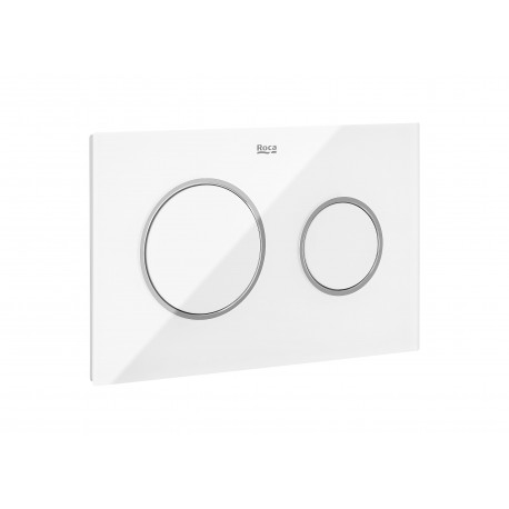 Placa de accionamiento con descarga dual (acabado cristal) PL10 DUAL (ONE) - ROCA	