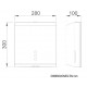 DISPENSADOR PAPEL INOX SAT cotas