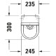 Urinario Duravit Starck 3 Rimless