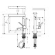 Grifo de lavabo monomando 230  cromado - FINORIS - Hansgrohe