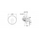 L20 ROUND MONOMANDO EMP DUCHA CROMO
