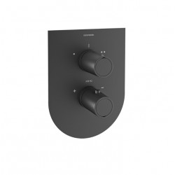 termostático de baño-ducha empotrado negro mate - TZAE  Ramón soler 