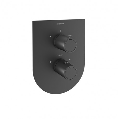 termostático de baño-ducha empotrado negro mate - TZAE  Ramón soler 