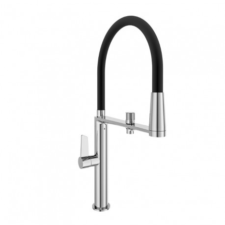 Grifo fregadero cilíndrico caño flexible - RAMÓN SOLER 
