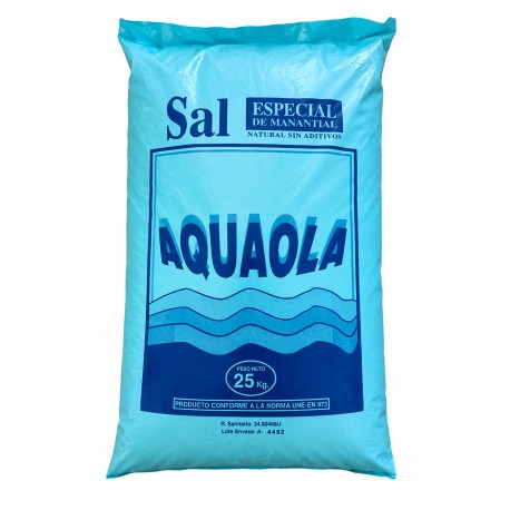 Sal granulada para piscina 25 KG