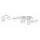T-MULTI TERMOST EMPOTRAR 2VIAS CROMO