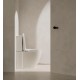 MERIDIAN-N TAZA T/B ADOSADA PARED RIMLESS BLANCO  