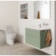 Unik - mueble base de dos cajones y lavabo - VICTORIA - N - Roca