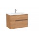 Unik - mueble base de dos cajones y lavabo - VICTORIA - N - Roca