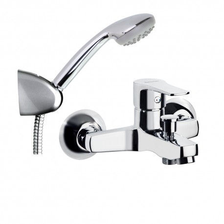 Conjunto monomando de baño-ducha con equipo de ducha - Titanium - 1805VM2 - Ramón Soler - Acabado: Cromado