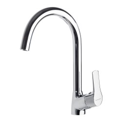 Grifería monomando para fregadero con caño cisne - Titanium - 180621 - Ramonsoler - Acabado: cromado