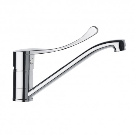 Grifo monomando de fregadero con palanca ergonómica - Titanium - 1899KMED02 - Ramonsoler - Acabado: cromado