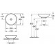 	Lavabo sobre encimera Ø 43 cm Loop & Friends - Villeroy & Boch