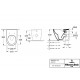 Inodoro rimless de pie Subway 2.0 - Villeroy & Boch