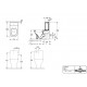 Tanque de inodoro blanco SUBWAY - Villeroy & Boch