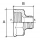 Reducción PP  H/M 3/4"-1/2" J-88 - JIMTEN