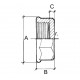 Tapón rosca hembra PP 1/2" J-87 - JIMTEN