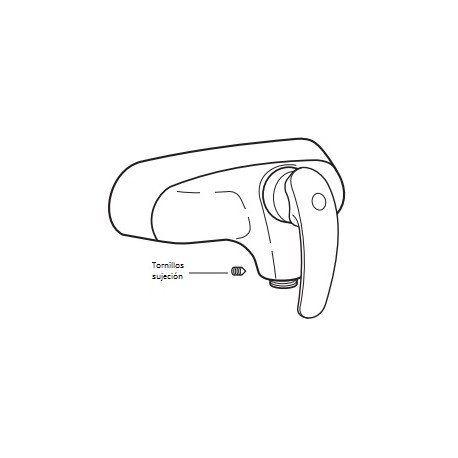 Tornillos sujeción para grifo de caño giratorio - ROCA