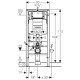 Bastidor para inodoro suspendido con cisterna SIGMA 12 cm DUOFIX - GEBERIT