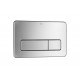Placa de accionamiento antivandálica con descarga dual IN-WALL - ROCA