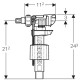 Mecanismo de alimentación lateral Serie 380 - GEBERIT