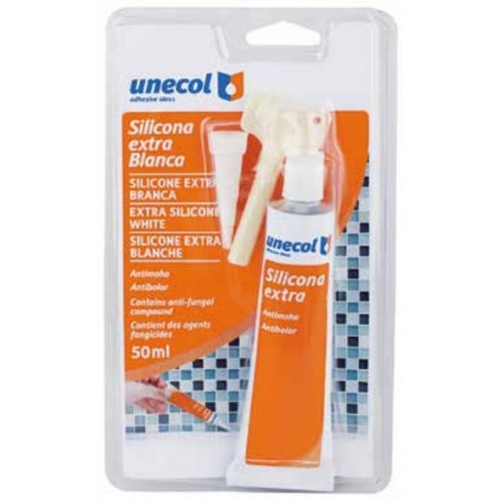 Silicona extra blanca 50 ml - UNECOL