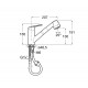 Grifo de cocina con caño giratorio extraíble VICTORIA - ROCA