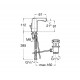 	Grifo para bidé con maneta lateral L-90 - ROCA