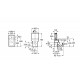 Cisterna de doble descarga 4,5/3L con alimentación inferior para inodoro DAMA - ROCA