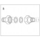 Racor de unión para bombas roscadas-latón 3/4 - 1.1/4' - WILO