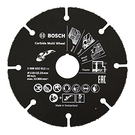  Disco multimaterial de carburo para amoladora - BOSCH