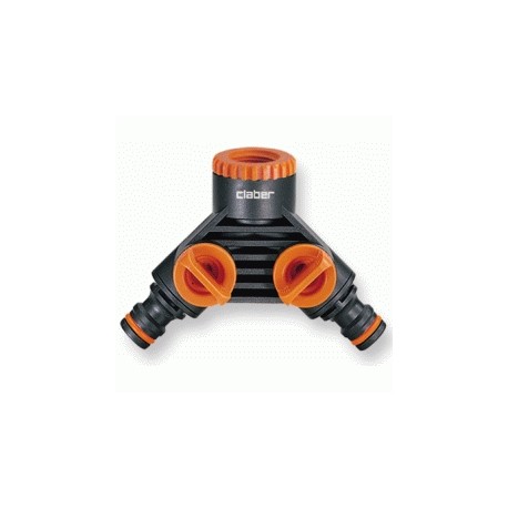 Conector de doble toma para riego - CLABER