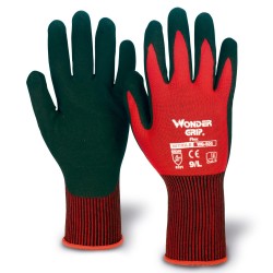 Guantes de protección nylon rojo WG500