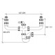  Sifón curvo con doble racor extensible R-27 - RIUVERT
