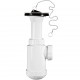Sifón botella con válvula extensible, tapón y cadena R-54 - RIUVERT