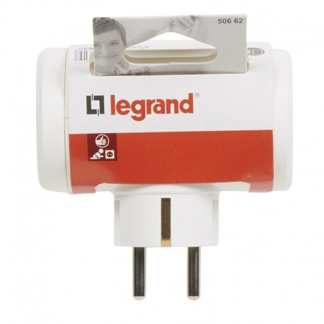 Adaptador 3 salidas (lateral) - LEGRAND