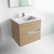 Mueble + lavabo roble VICTORIA-N - ROCA