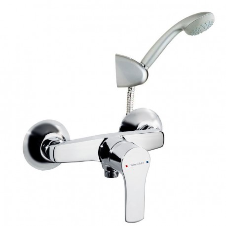 Grifo de baño-ducha TITANIUM 1808VM con equipo de ducha 6554VM - RAMÓN SOLER