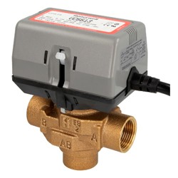  Válvula motorizada de 3 vías 3/4 'con interruptor de límite - HONEYWELL