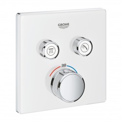 Grifo empotrado 2 llaves GROHTHERM SMARTCONTROL blanco - GROHE