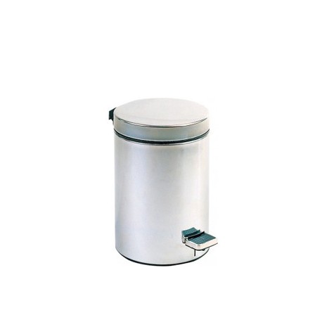 Papelera para baño de acero inox 5 L - NOFER