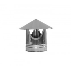 Sombrerete para chimenea DW PELLETS 316L/304 Ø80 mm  - DINAK