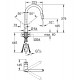 Grifo monamando de fregadero MINTA 1/2" (caño extraíble) - GROHE